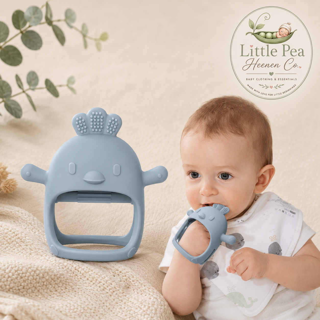 Baby Teething / Chew Toy — Blue