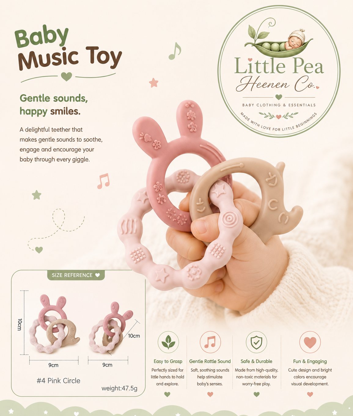 Baby Teether / Rattle Toy