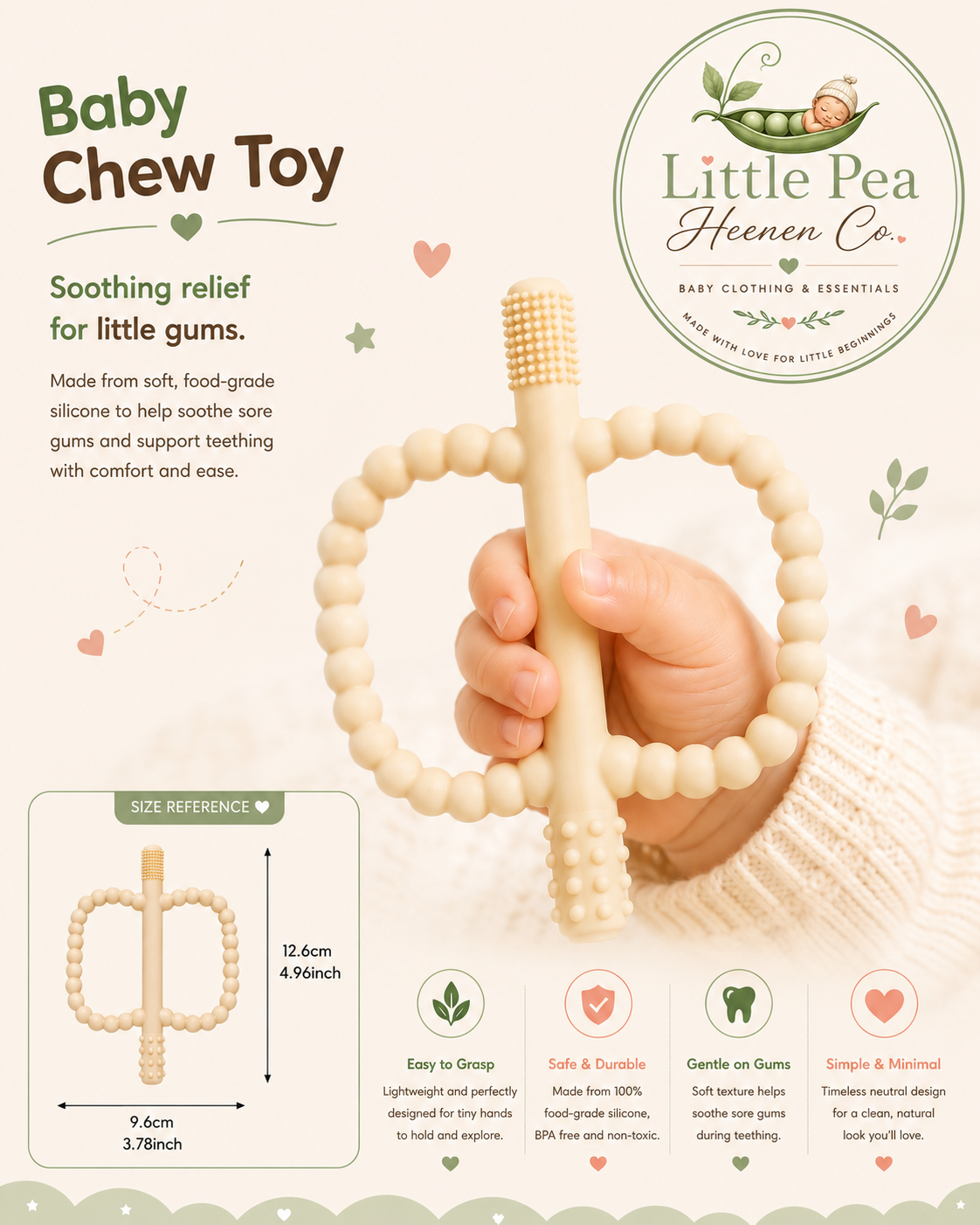 Baby Chew Toy / Silicone Teether